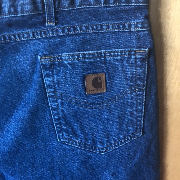 Carhartt Medium Dark Wash Men’s Jeans - Picture 3 of 4